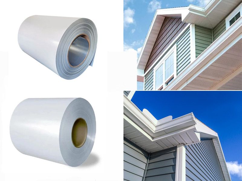 White Aluminum Fascia Coil Rolls
