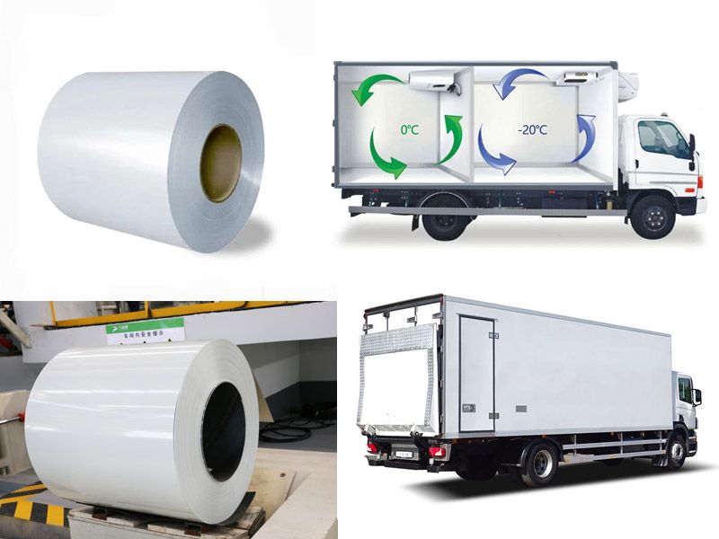 color coated aluminum coil for cold chain truck color coated aluminum coil for cold chain truck