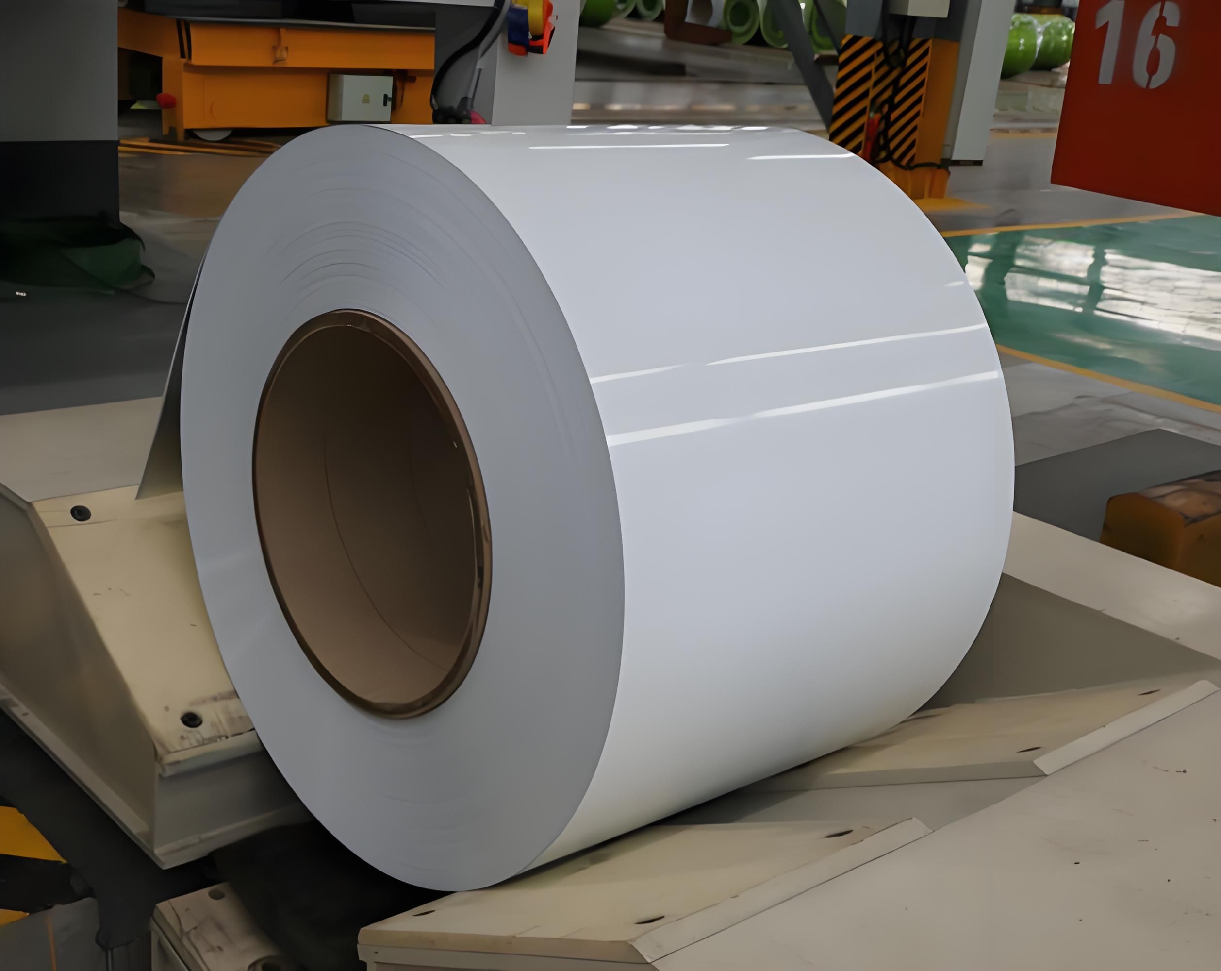 White Coated Aluminum Coils White Coated Aluminum Coils