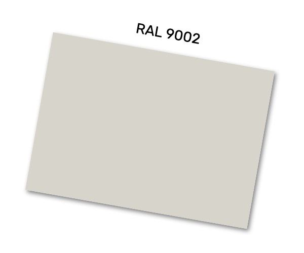 aluminium RAL 9002 aluminium RAL 9002
