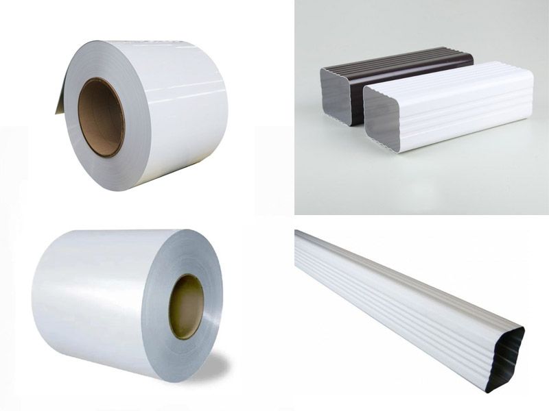white aluminum gutter coils white aluminum gutter coils